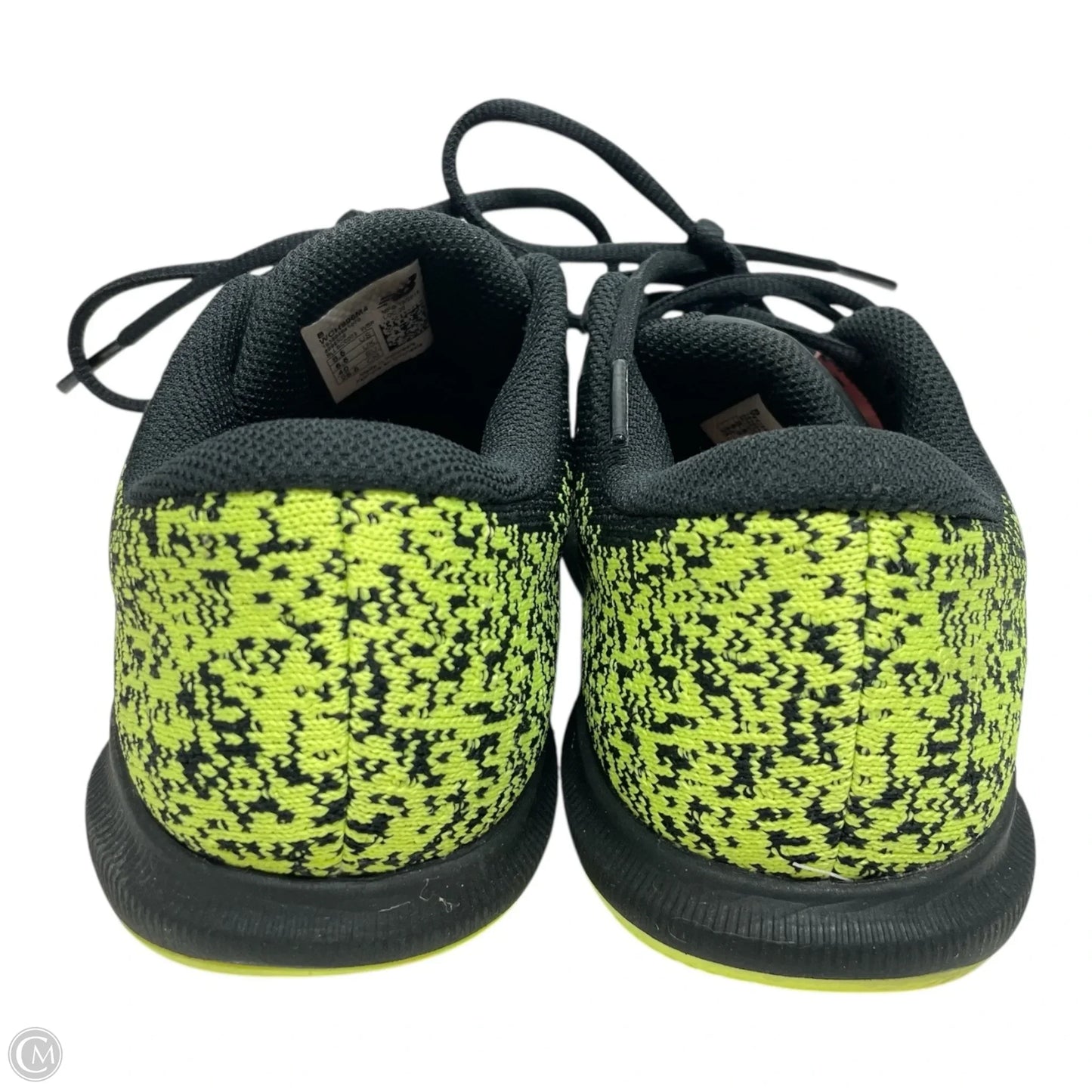 Shoes Athletic By New Balance In Black & Green, Size: 8.5