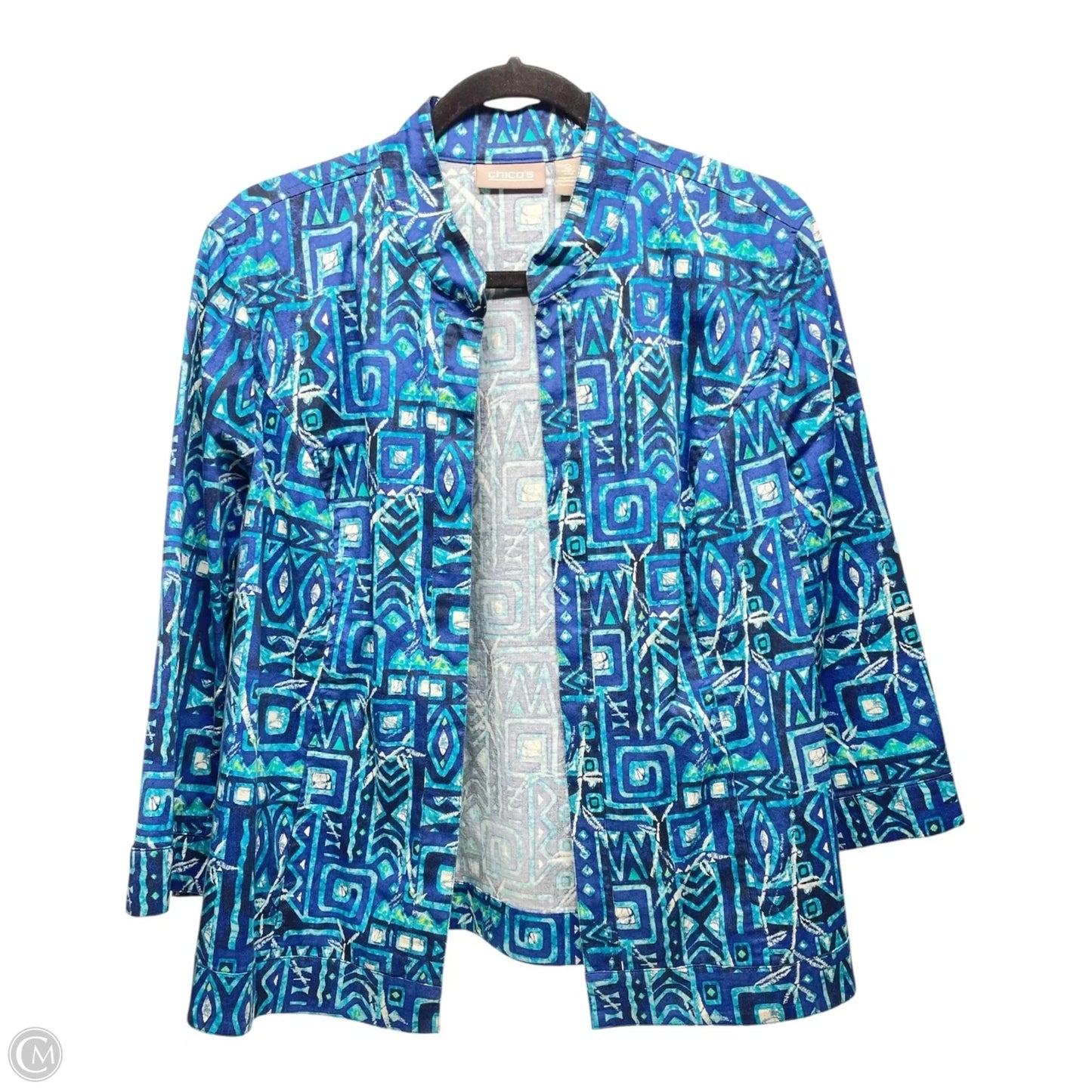 Cardigan By Chicos In Blue, Size: L