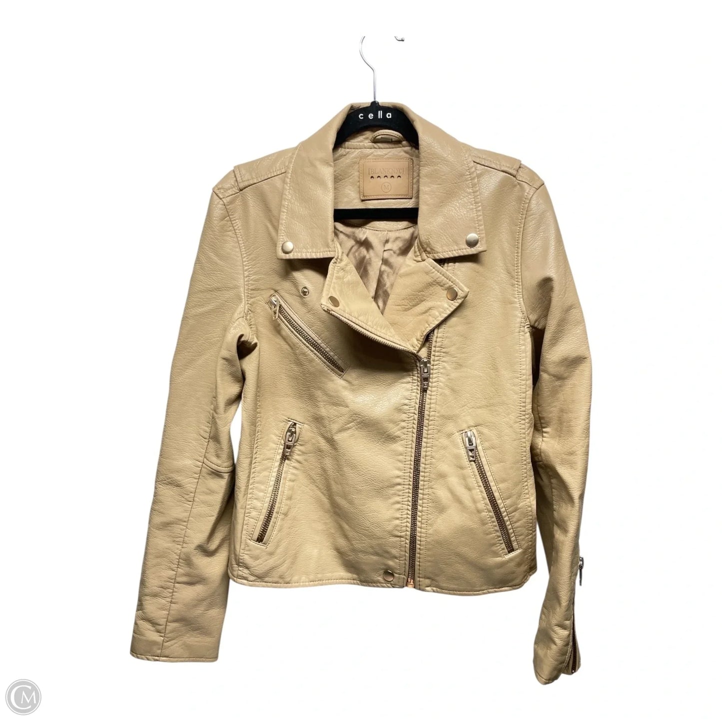Jacket Leather By Blanknyc In Tan, Size: M