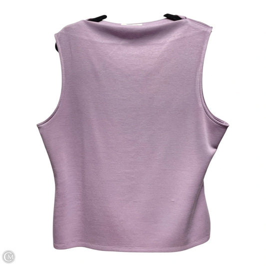 Top Sleeveless By Banana Republic In Purple, Size: Xl