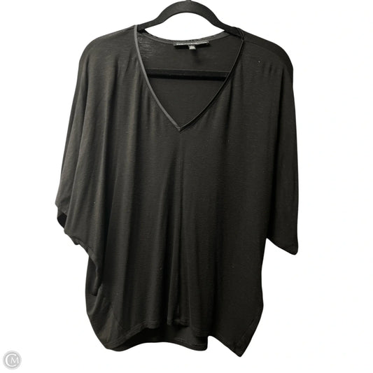 Top Short Sleeve By White House Black Market In Black, Size: S