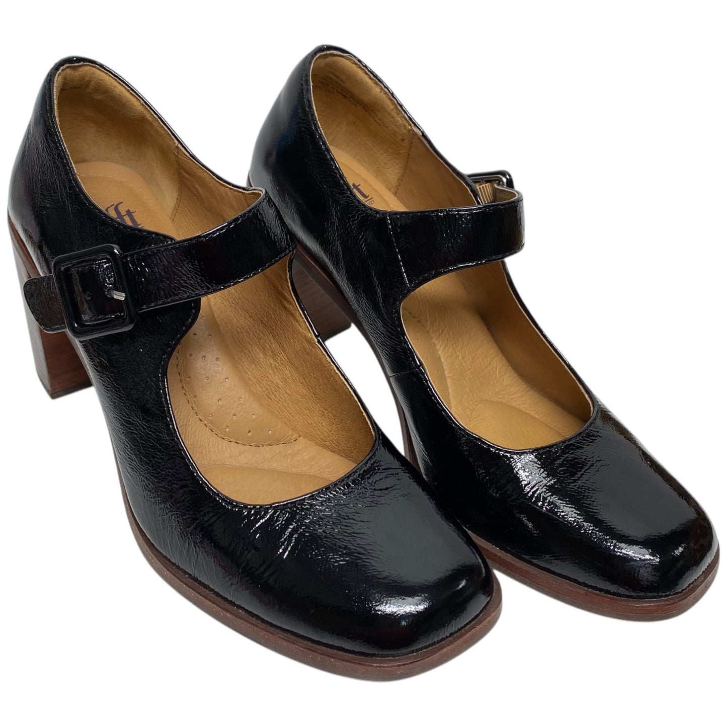 Shoes Heels Block By Sofft In Black & Brown, Size: 9.5