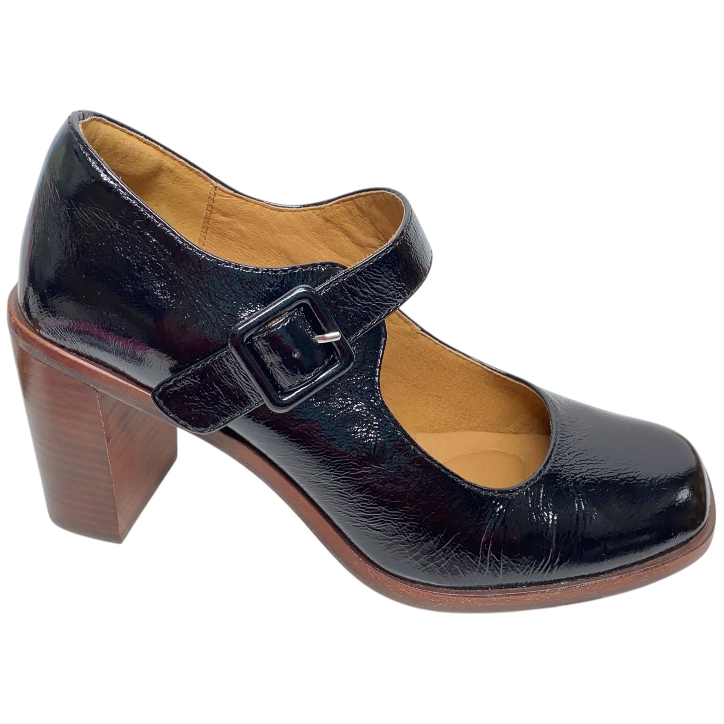 Shoes Heels Block By Sofft In Black & Brown, Size: 9.5