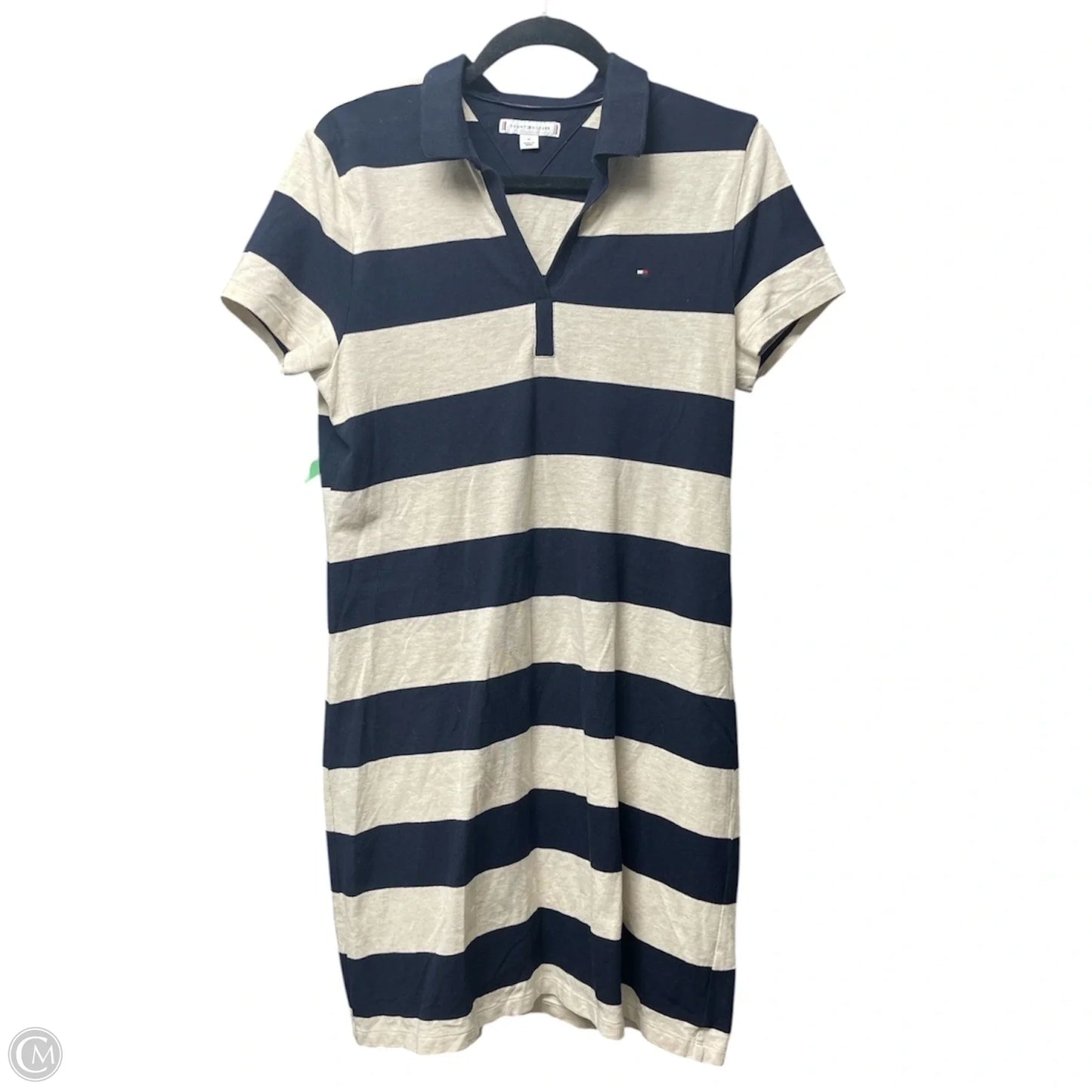 Dress Casual Short By Tommy Hilfiger In Blue & Tan, Size: M