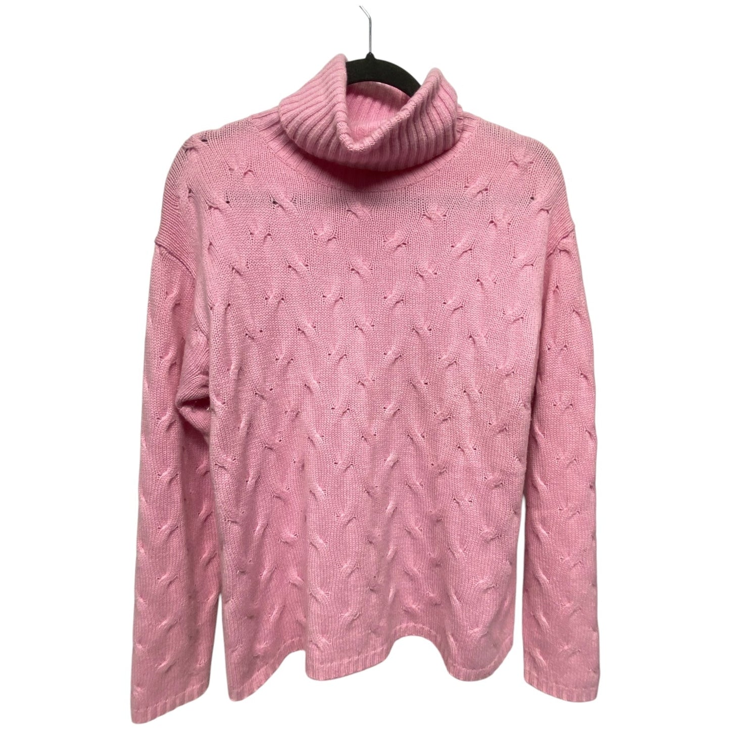 Sweater By Saks Fifth Avenue In Pink, Size: Xl