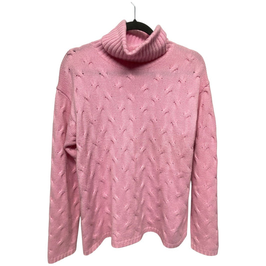 Sweater By Saks Fifth Avenue In Pink, Size: Xl