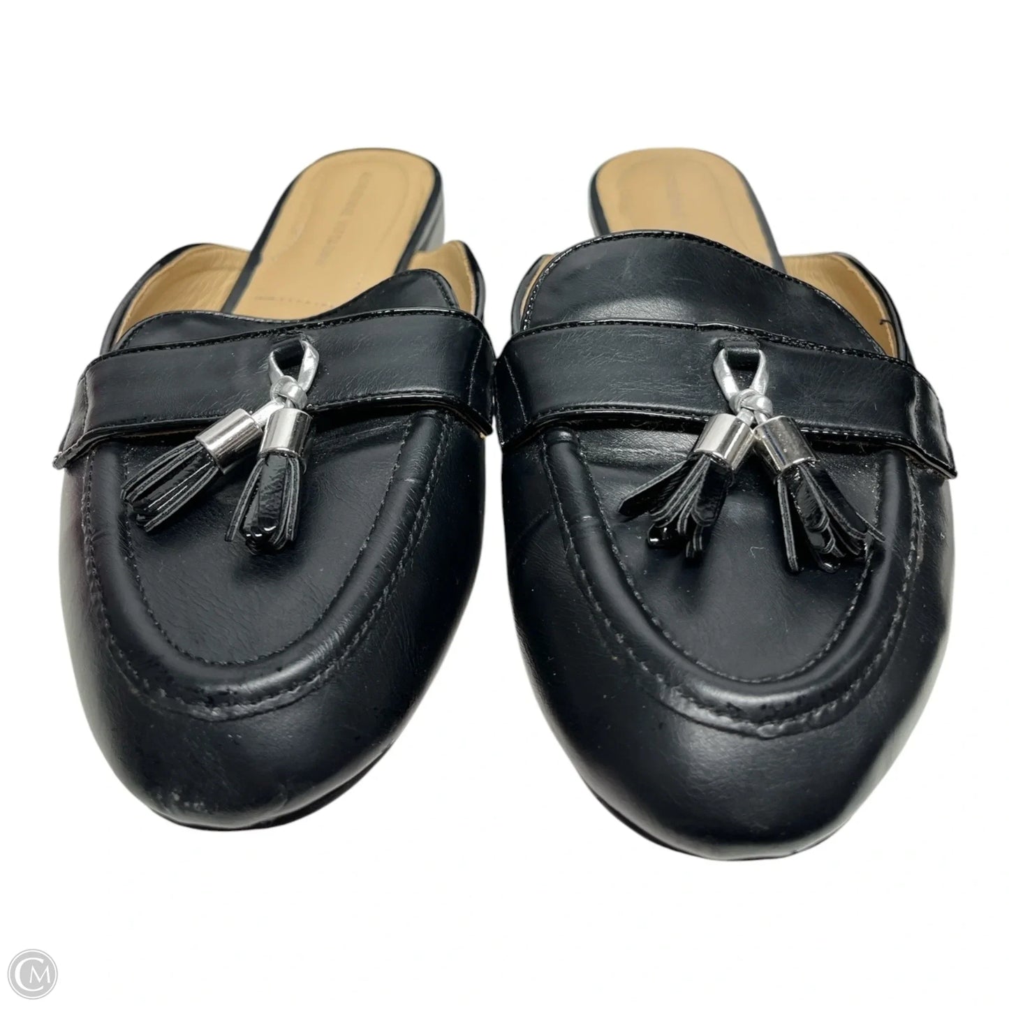Shoes Flats By Adrienne Vittadini In Black & Tan, Size: 10
