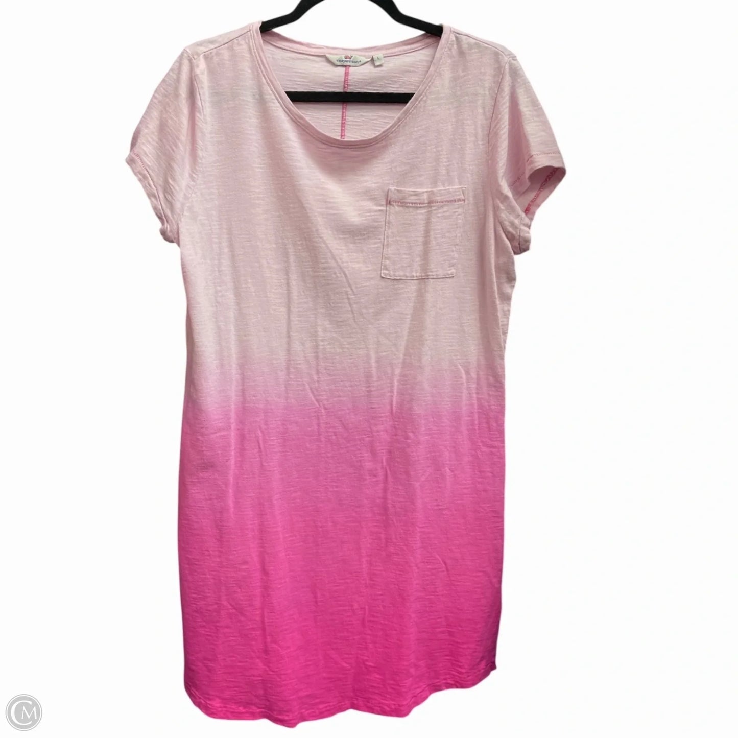 Dress Casual Short By Vineyard Vines In Pink, Size: L