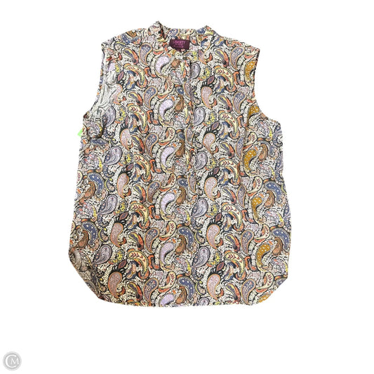 Top Sleeveless By J. Crew In Multi-colored, Size: 6