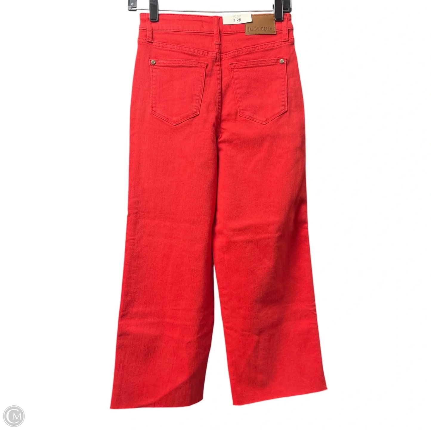 Jeans Straight By Judy Blue In Red, Size: 2