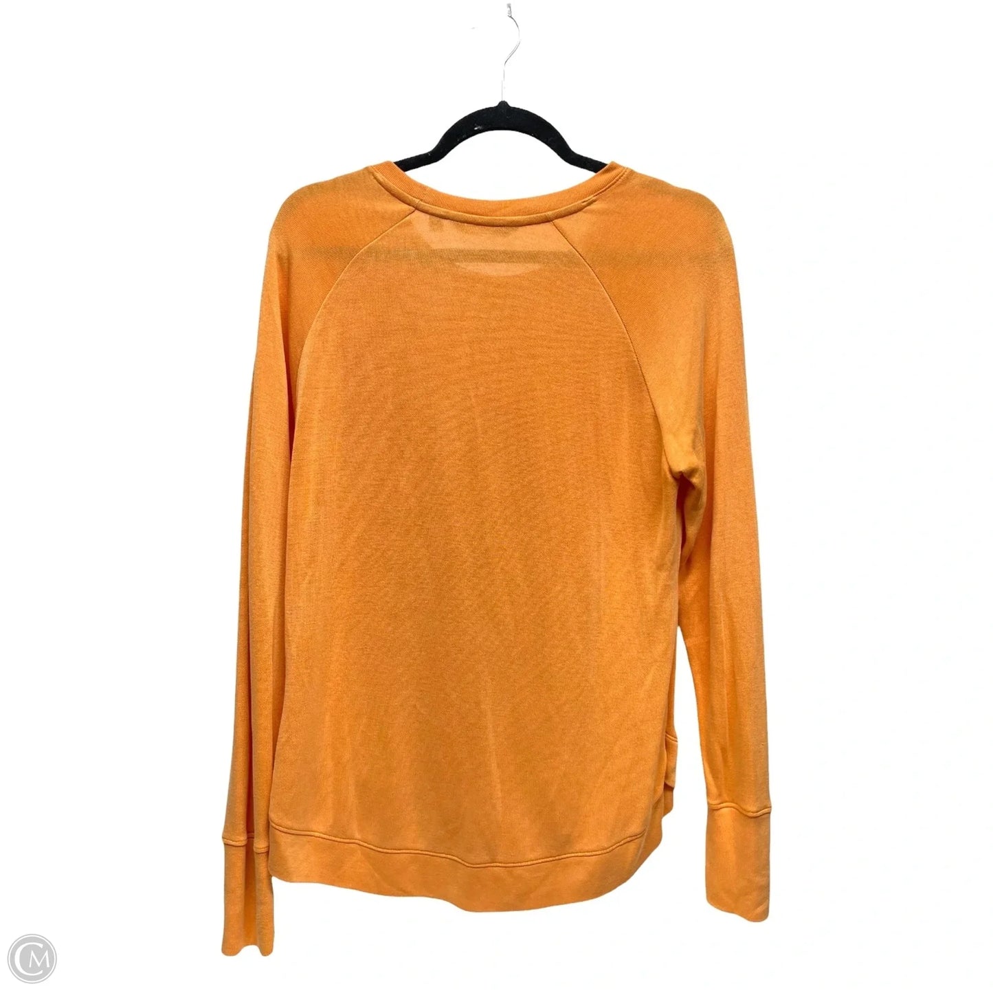 Athletic Top Long Sleeve Crewneck By Athleta In Orange, Size: S