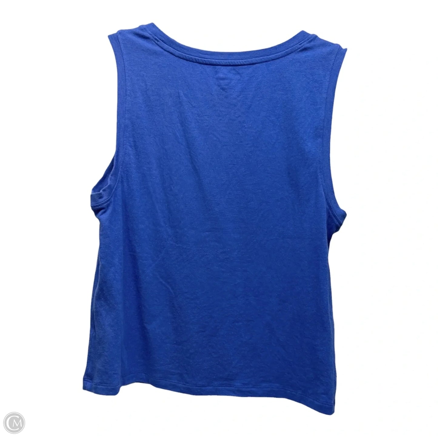 Top Sleeveless Basic By Old Navy In Blue, Size: M