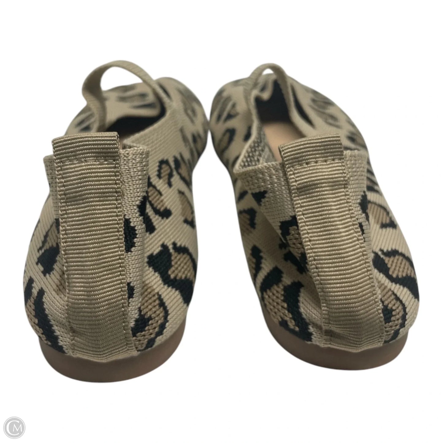 Shoes Flats By Clothes Mentor In Animal Print, Size: 10.5