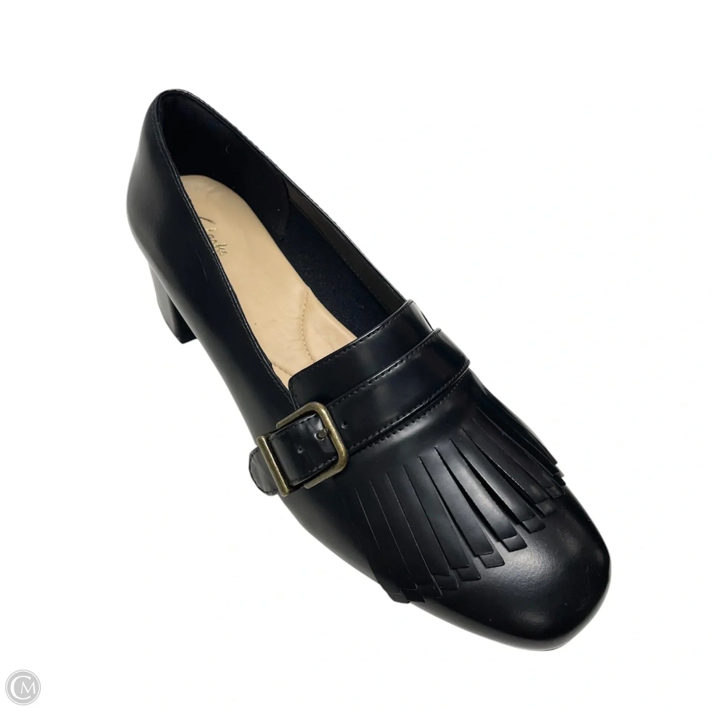 Shoes Heels Block By Clarks In Black, Size: 8