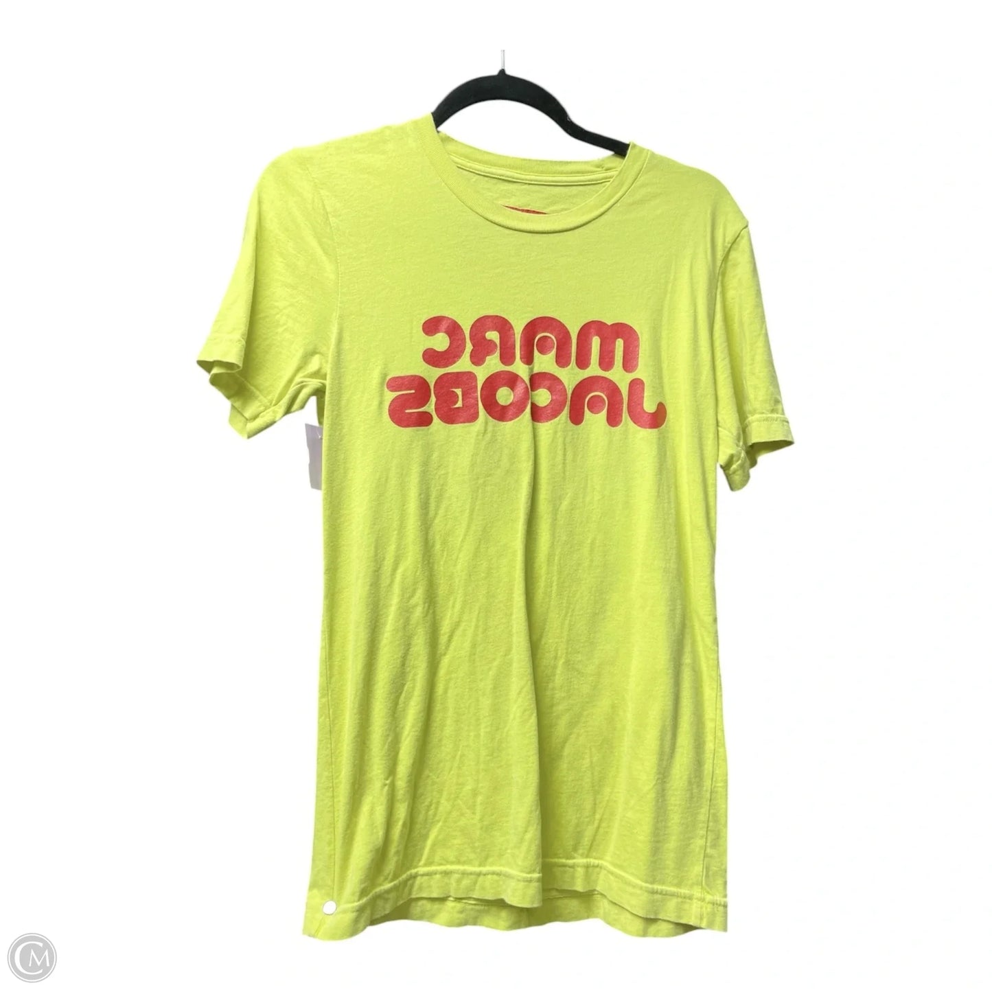 Top Short Sleeve Luxury Designer By Marc Jacobs In Green & Red, Size: S