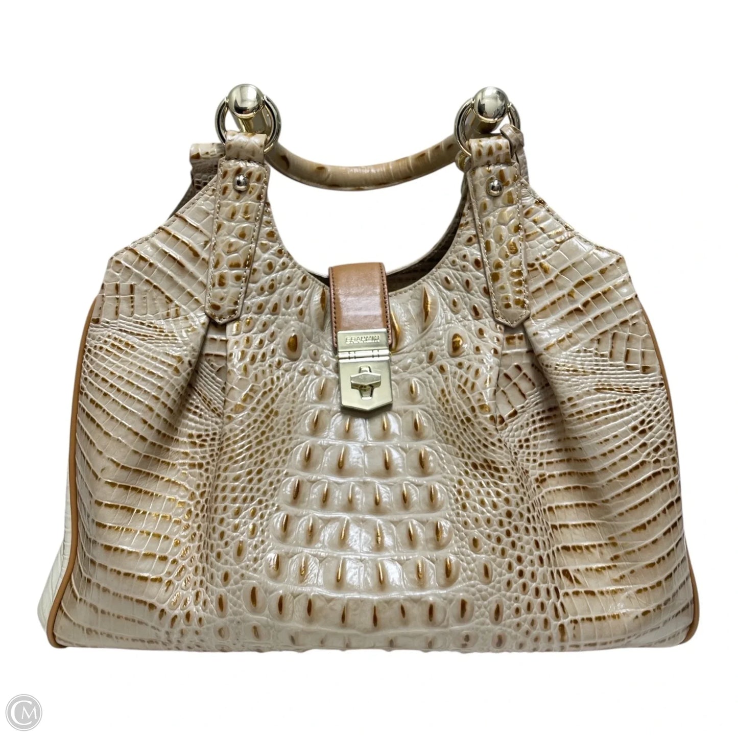 Handbag Designer By Brahmin, Size: Large