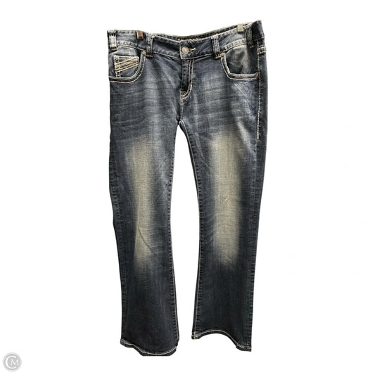 Jeans Boot Cut By Rock & Roll In Blue, Size: 10