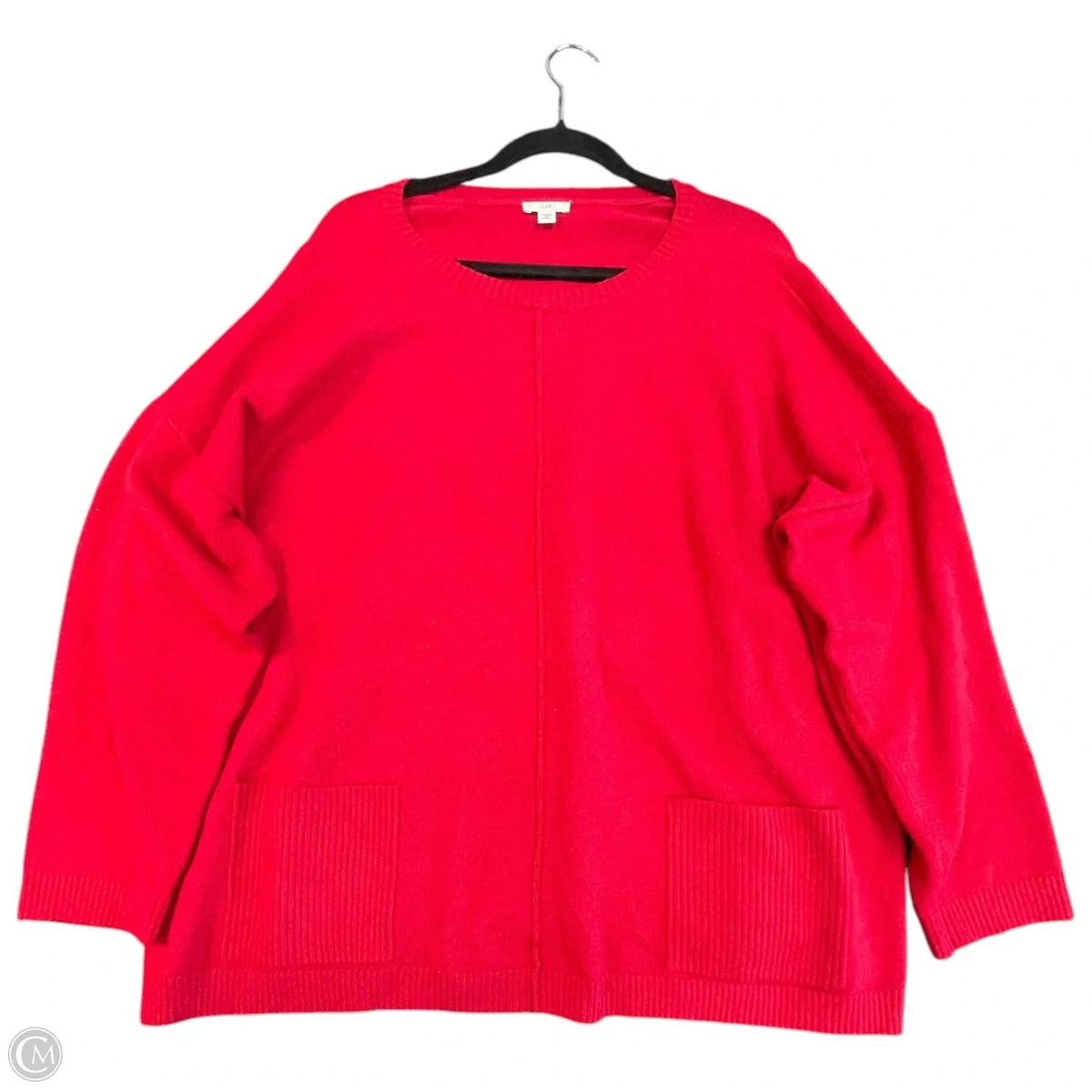Sweater By J. Jill In Red, Size: 2x
