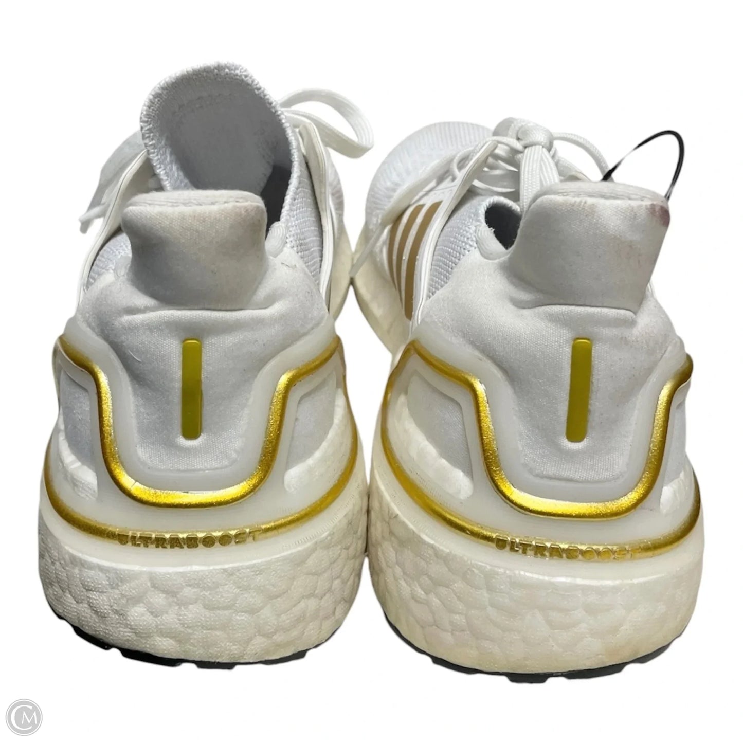 Shoes Athletic By Adidas In Gold & White, Size: 7.5