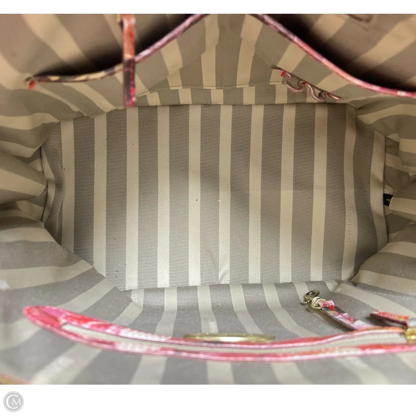 Handbag Designer By Brahmin, Size: Small