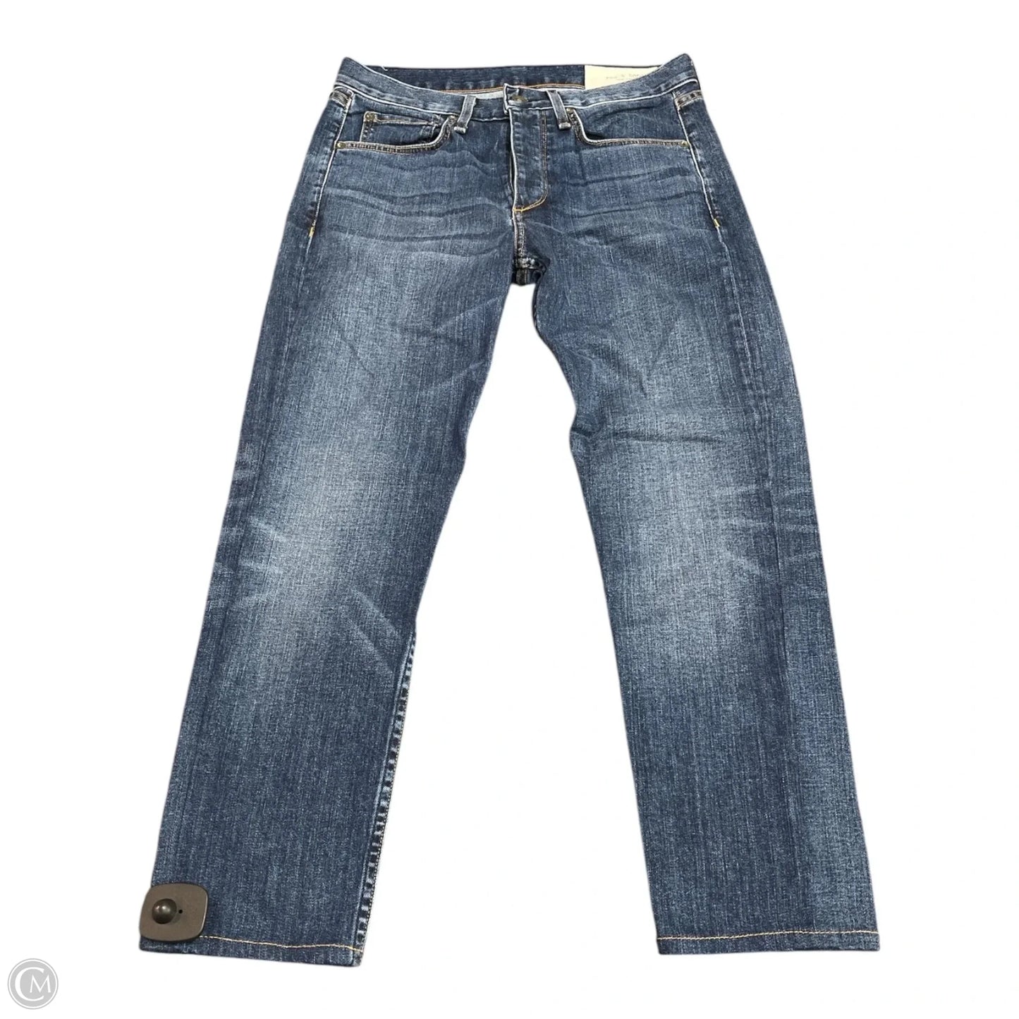 Jeans Straight By Rag And Bone In Blue, Size: 2
