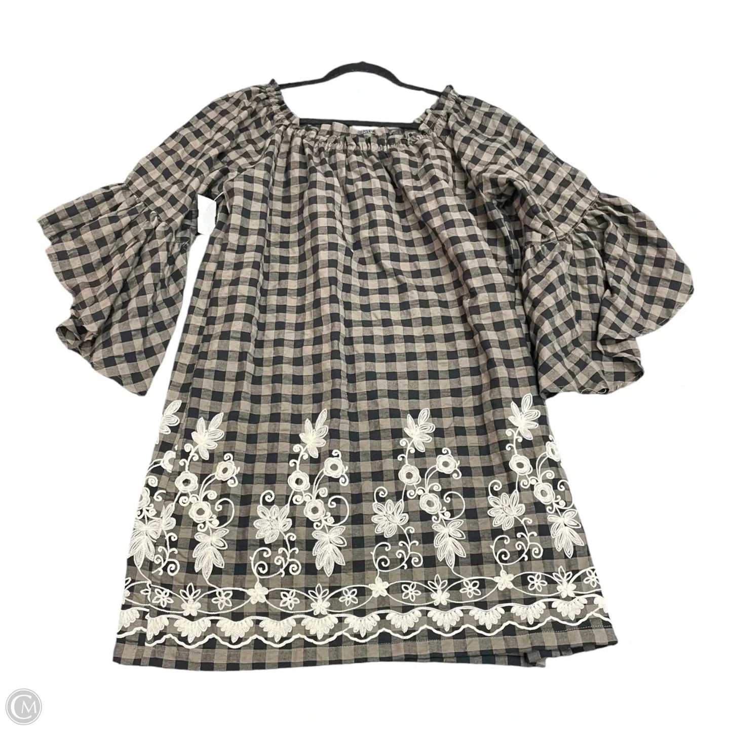 Dress Casual Short By Uncle Frank In Plaid Pattern, Size: L