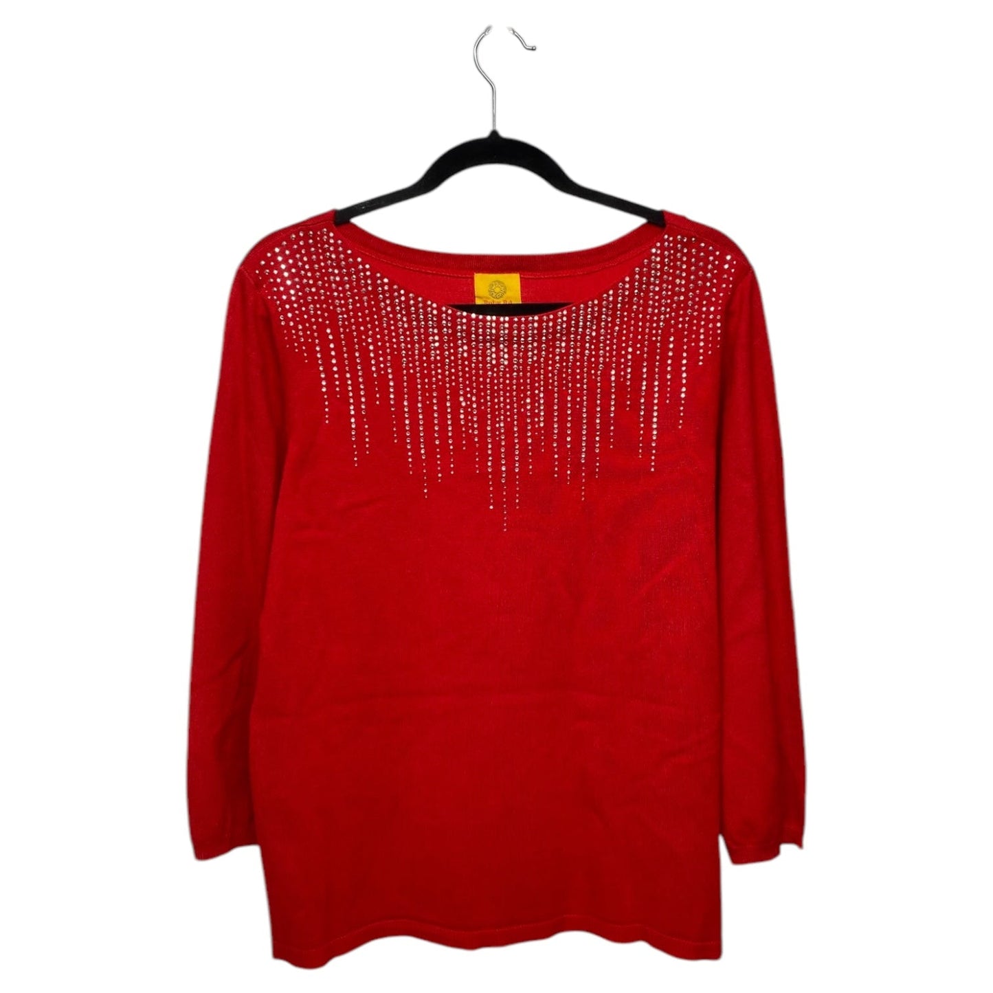 Sweater By Ruby Rd In Red, Size: L