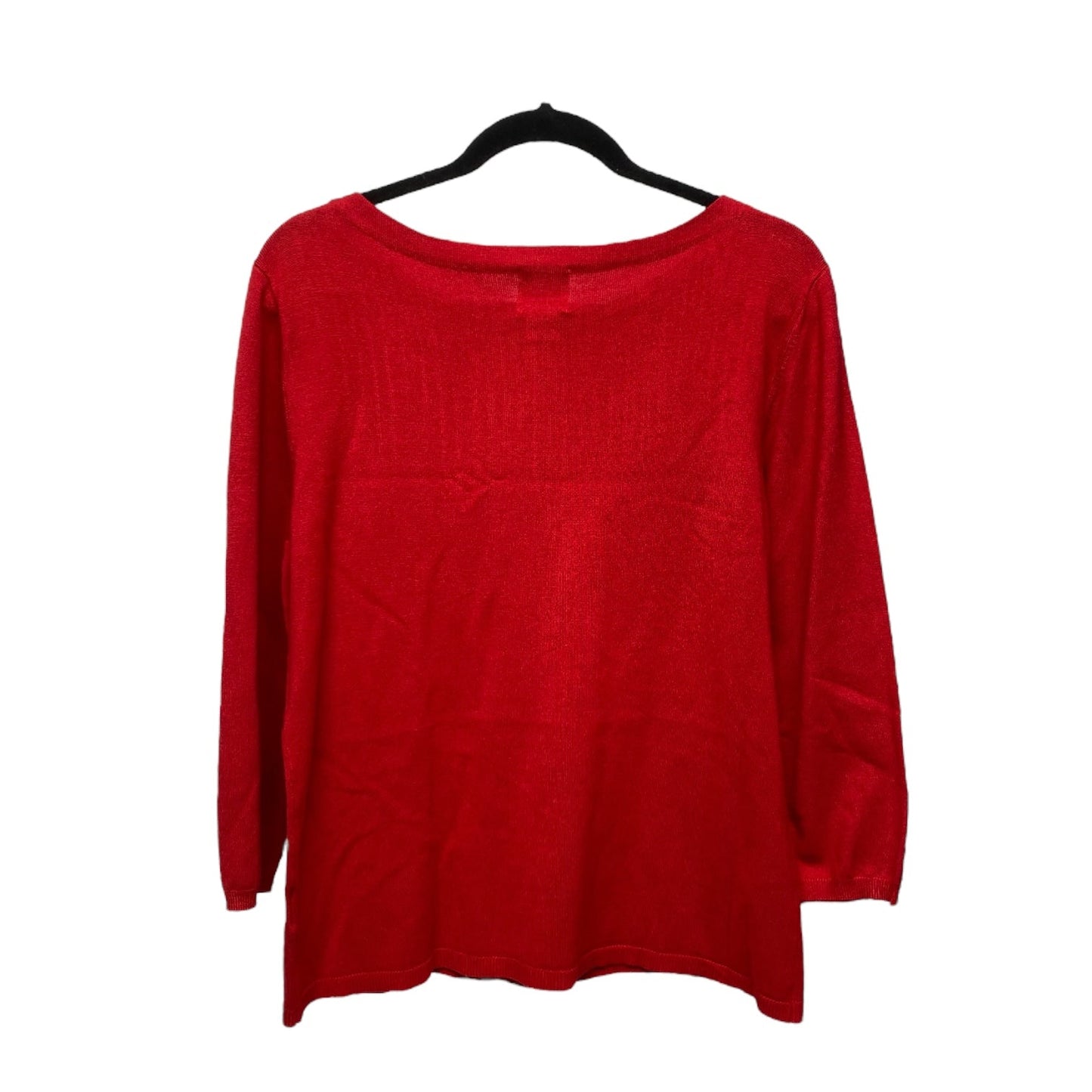 Sweater By Ruby Rd In Red, Size: L