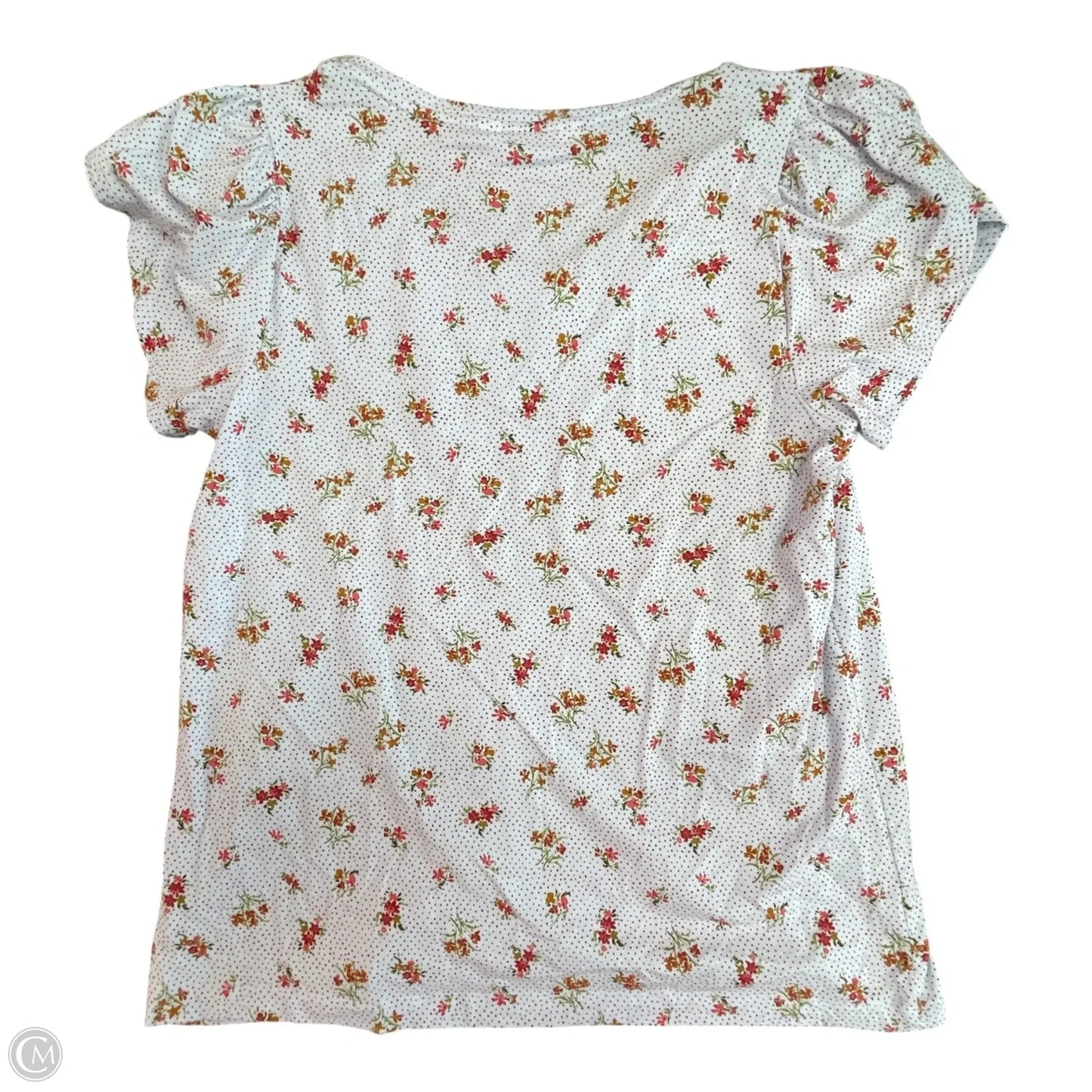 Top Short Sleeve By Lc Lauren Conrad In Blue & Pink, Size: L