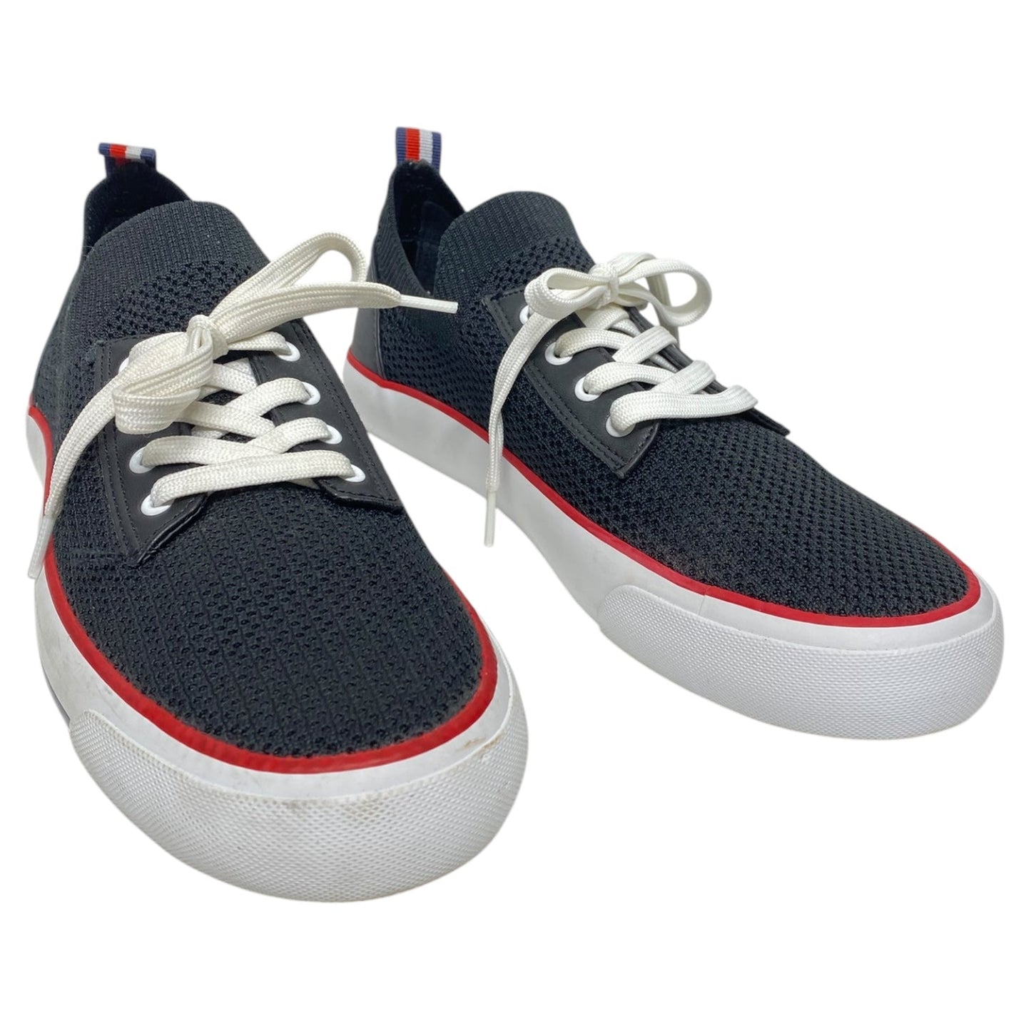 Shoes Sneakers By Tommy Hilfiger In Black & White, Size: 9.5