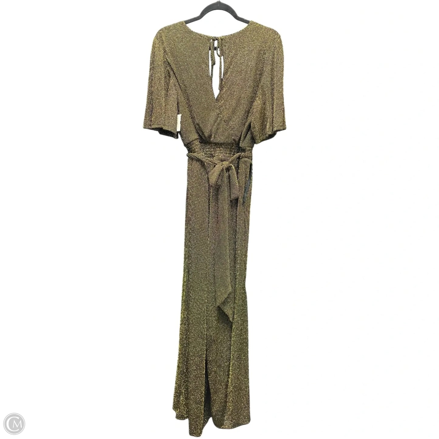Jumpsuit By Torrid In Black & Gold, Size: 1x
