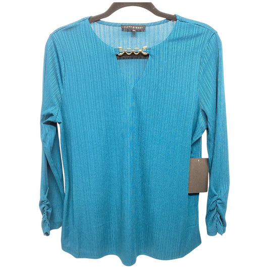 Top Long Sleeve By Clothes Mentor In Teal, Size: L