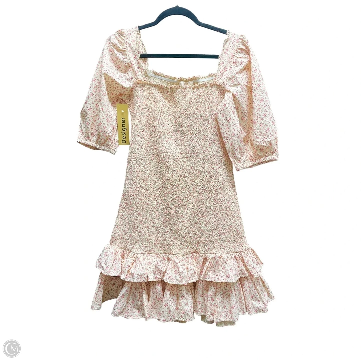Dress Casual Short By Cma In Cream & Red, Size: M