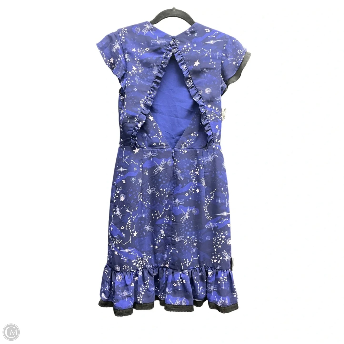 Dress Casual Short By THREE FLOOR In Black & Blue, Size: S