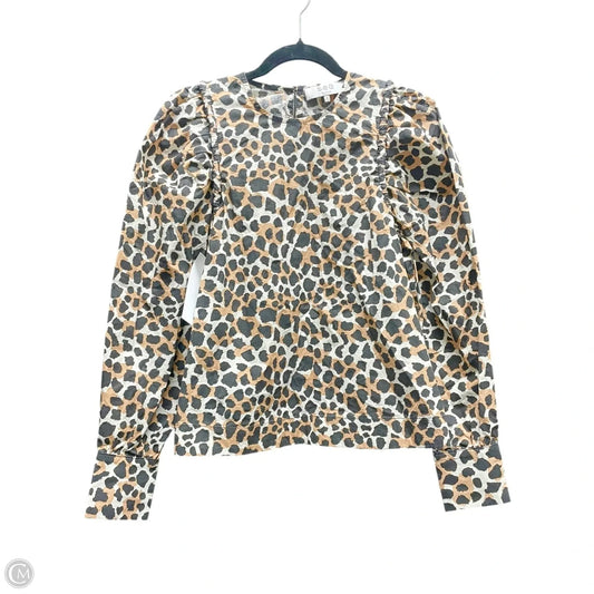 Top Long Sleeve By SEA NEW YORK In Animal Print, Size: 0