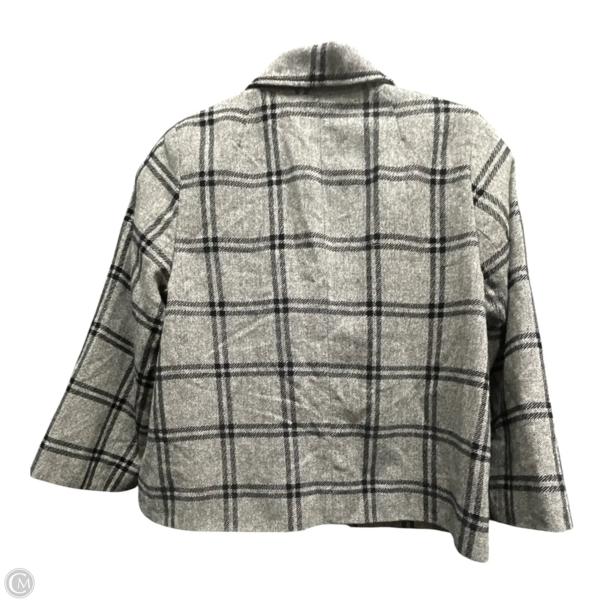 Jacket Other By Isaac Mizrahi Target In Black & Grey, Size: M