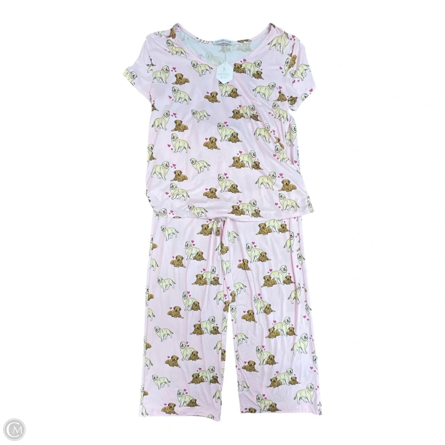 Pants Set 2pc By Clothes Mentor In Pink, Size: M