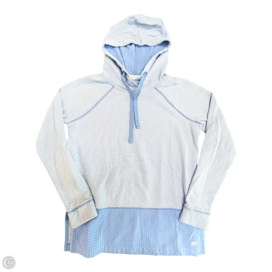 Sweatshirt Hoodie By Southern Tide In Blue & White, Size: Xs
