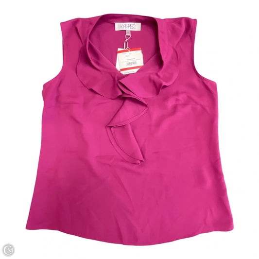 Top Sleeveless By Kasper In Purple, Size: Xs