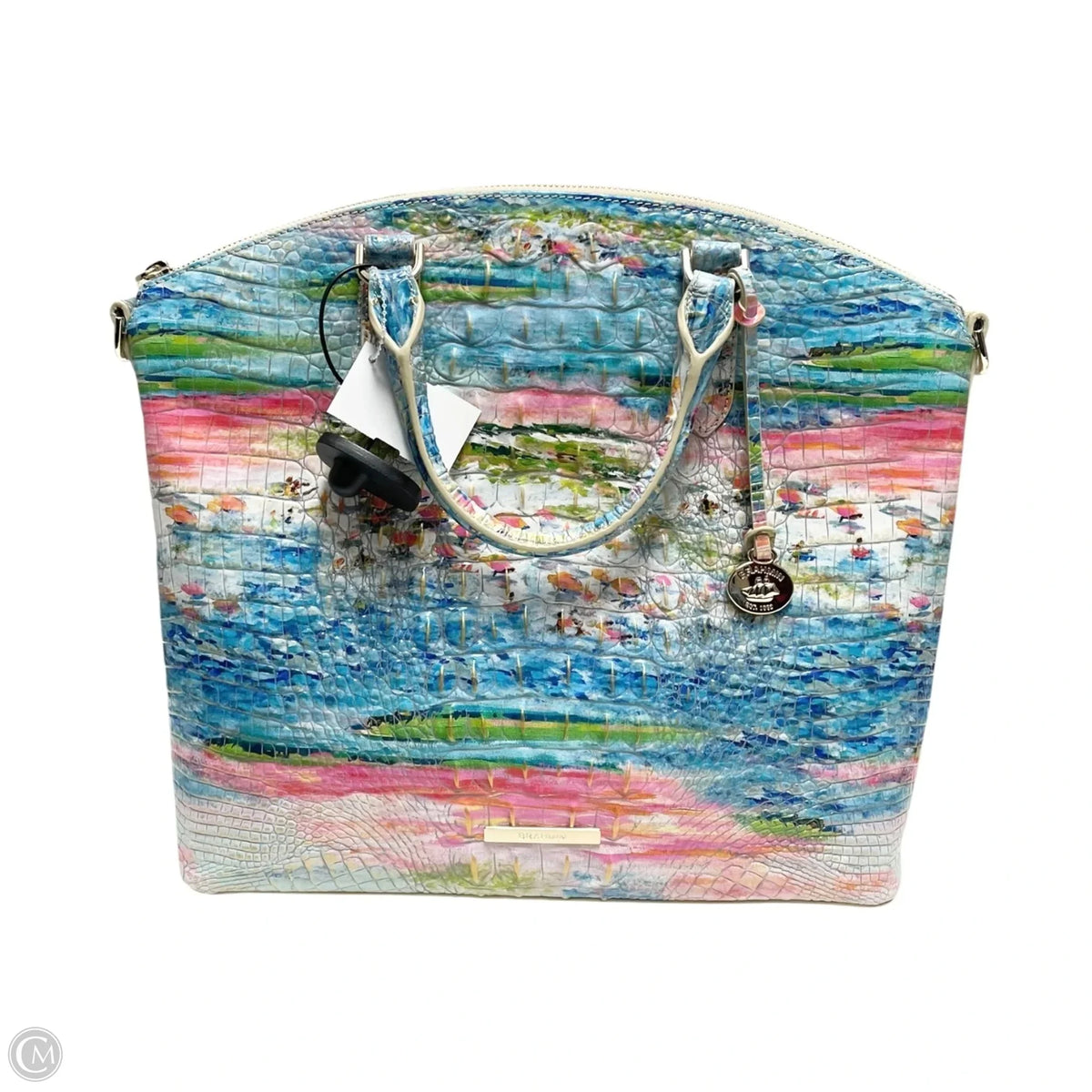 Handbag Designer By Brahmin, Size: Medium