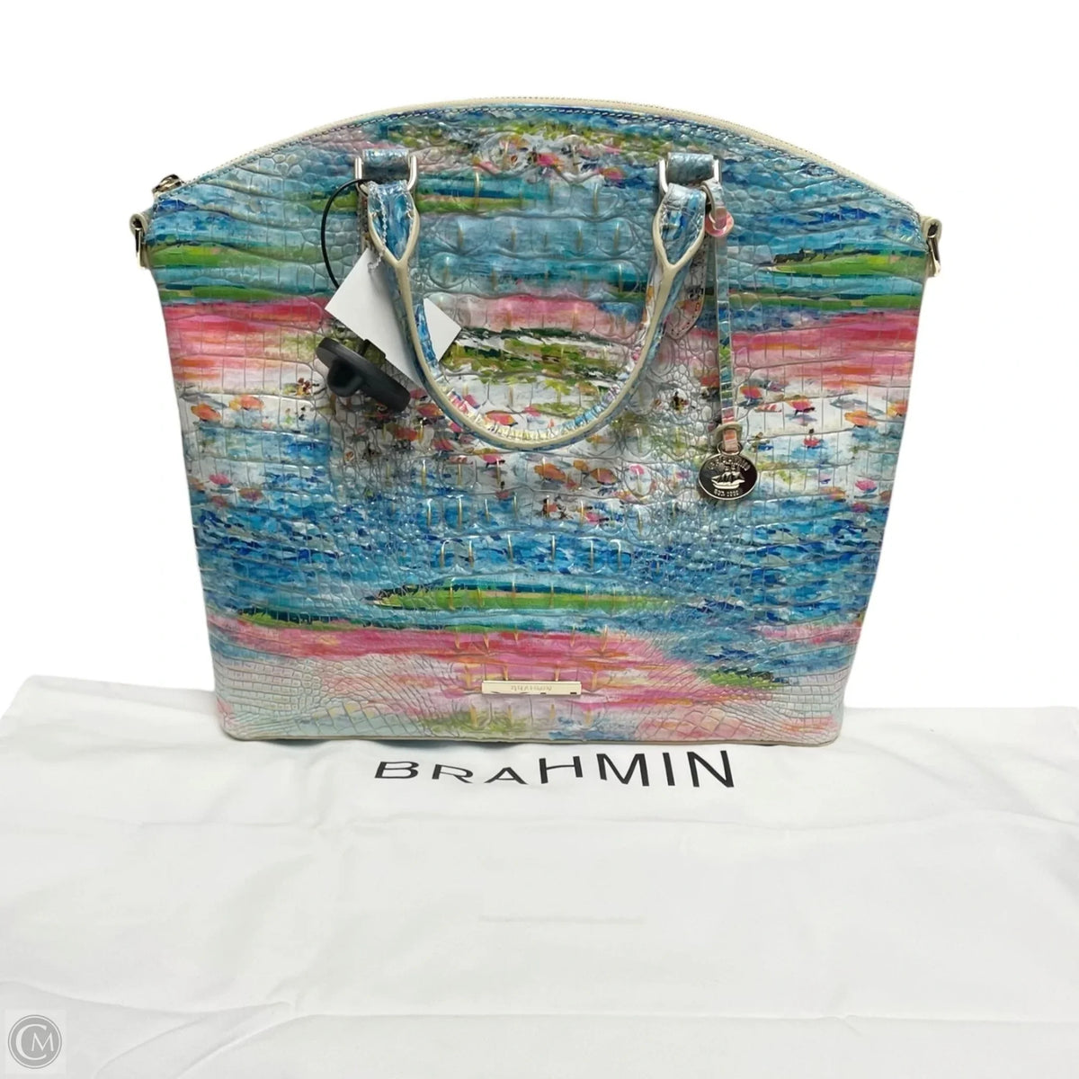 Handbag Designer By Brahmin, Size: Medium
