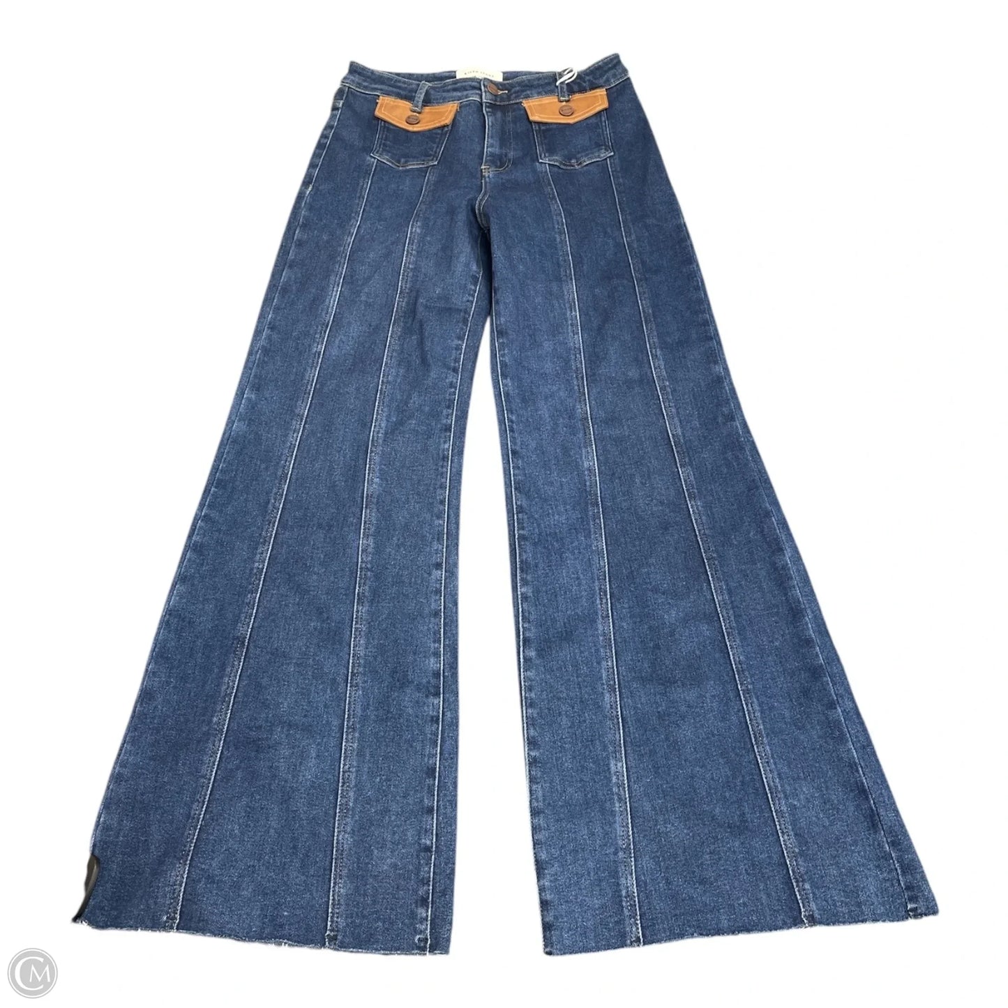 Jeans Wide Leg By Risen In Blue, Size: 8