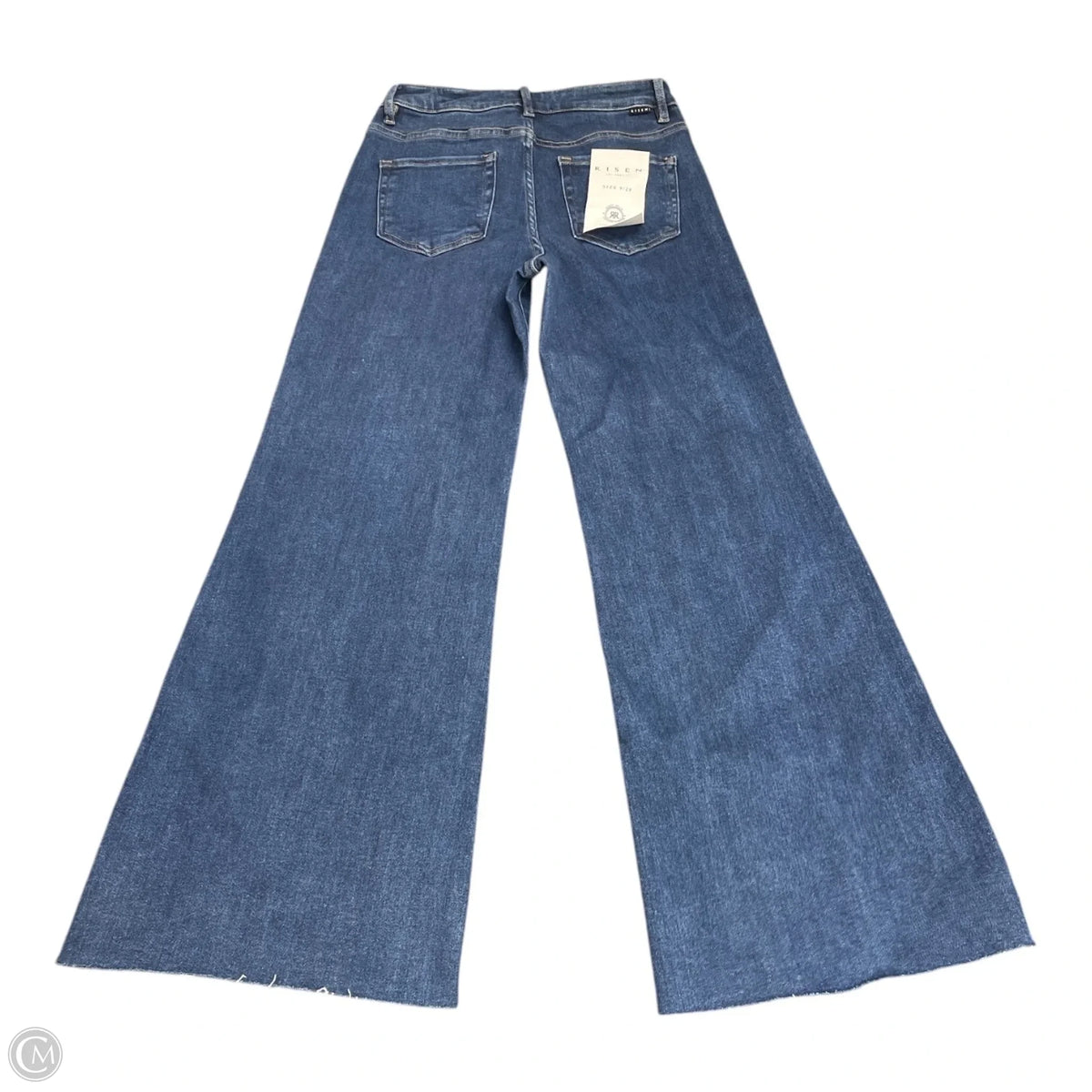 Jeans Wide Leg By Risen In Blue, Size: 8