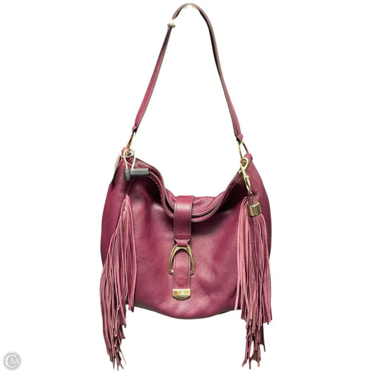 Handbag Leather By Gilli, Size: Medium
