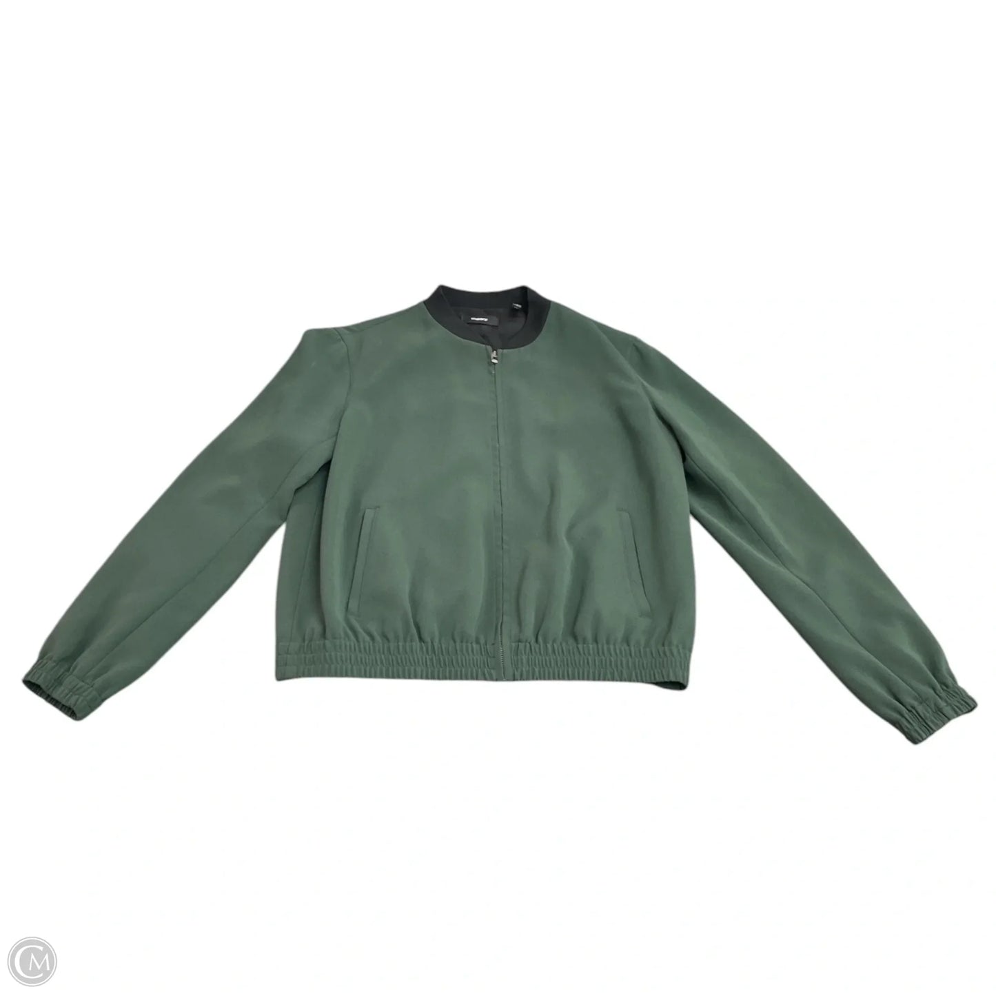 Jacket Other By Theory In Black & Green, Size: S