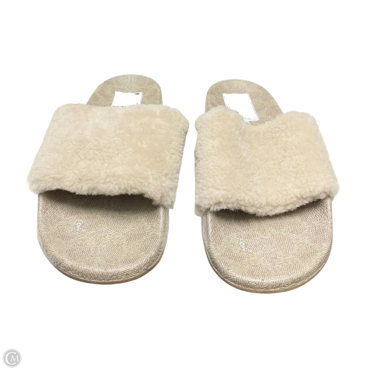 Sandals Designer By Coach In Cream, Size: 10