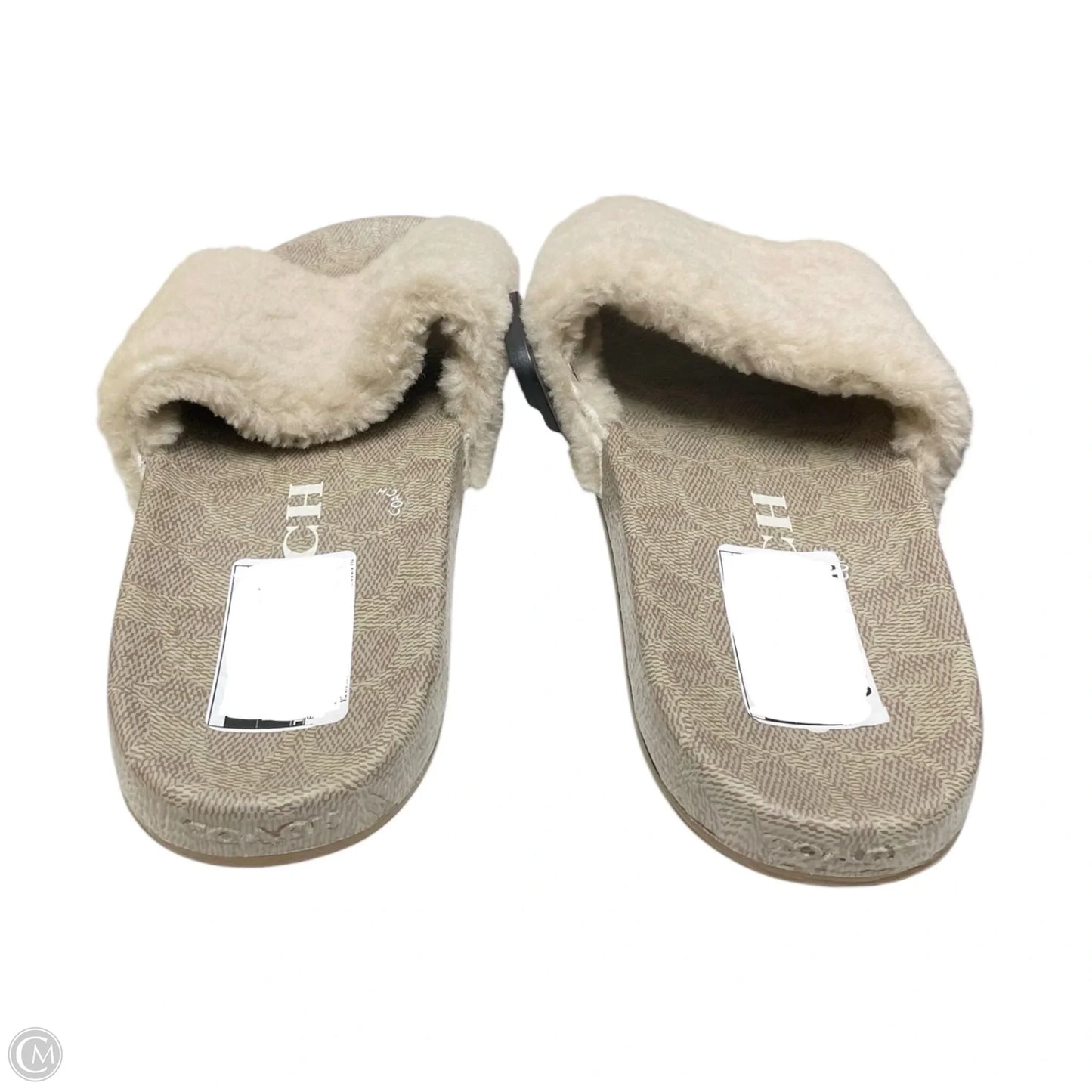 Sandals Designer By Coach In Cream, Size: 10