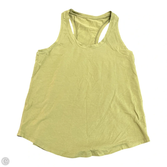 Athletic Tank Top By Lululemon In Green, Size: S