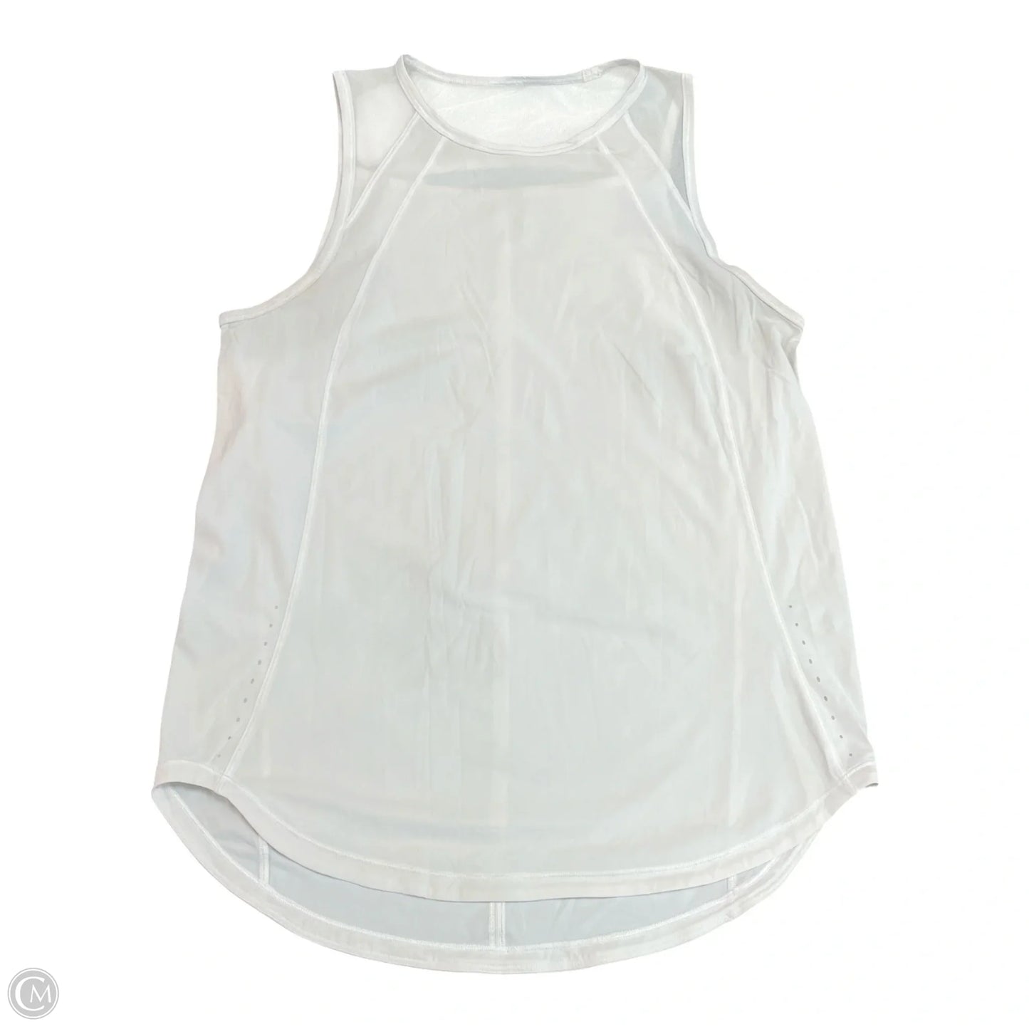 Athletic Tank Top By Lululemon In White, Size: S