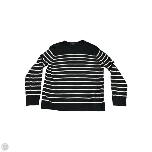Sweater By Banana Republic In Black & White, Size: L
